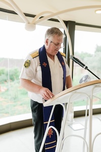 Wedding ceremony by Dr. Gerrit Rademeyer in Roedtan