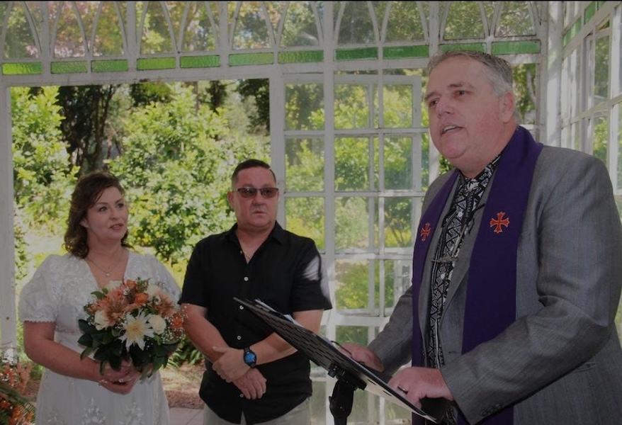 Wedding ceremony by Dr. Gerrit Rademeyer in Roedtan