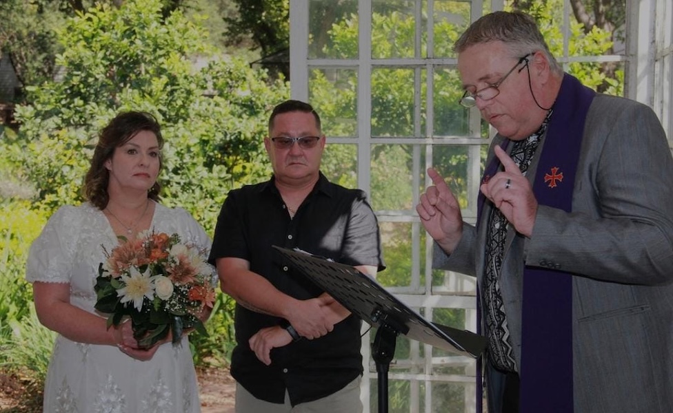 Wedding ceremony by Dr. Gerrit Rademeyer in Roedtan