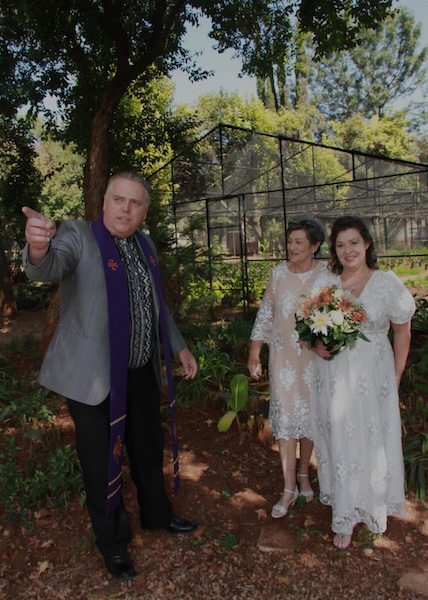 Wedding ceremony by Dr. Gerrit Rademeyer in Roedtan