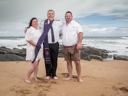 Wedding ceremony by Dr. Gerrit Rademeyer in Roedtan
