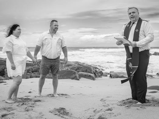 Wedding ceremony by Dr. Gerrit Rademeyer in Roedtan