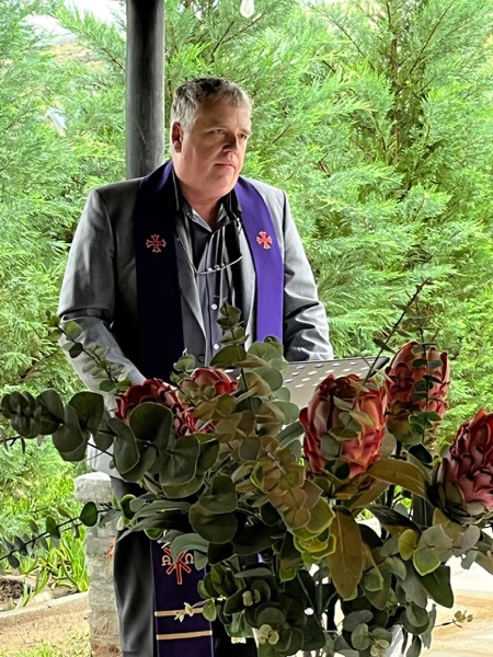 Wedding ceremony by Dr. Gerrit Rademeyer in Roedtan