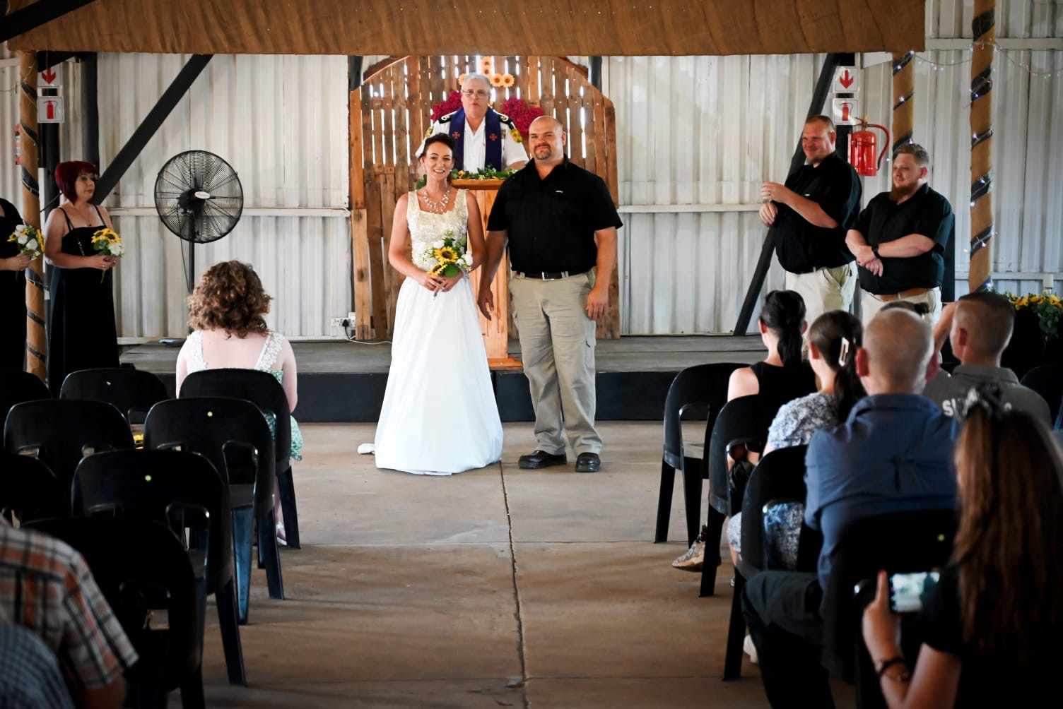 Wedding ceremony by Dr. Gerrit Rademeyer in Roedtan